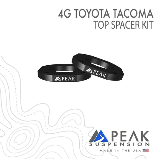 Top 1.25" Spacer Kit for 2024+ Tacoma - by Peak Suspension