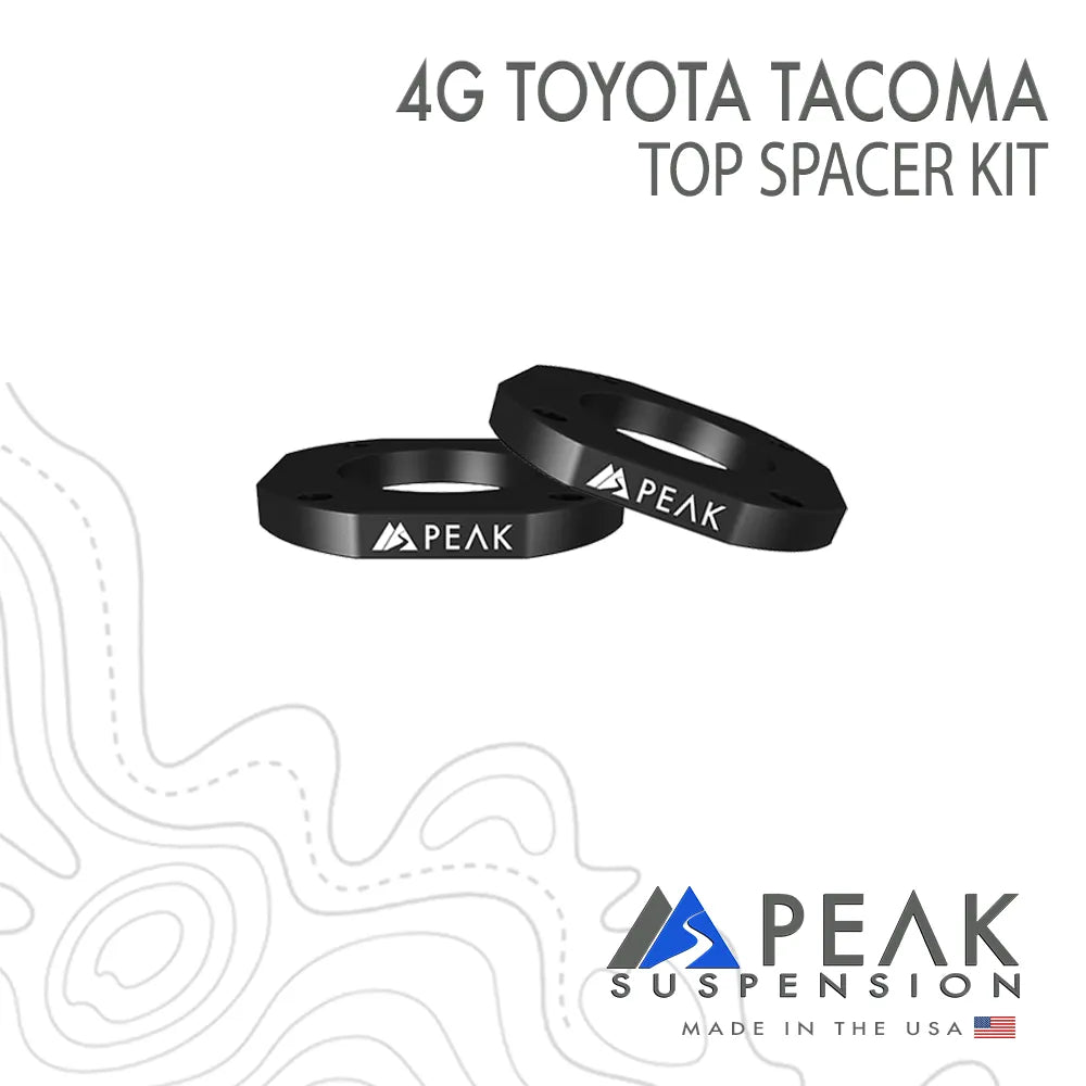 Top 1" Spacer Kit for 2024+ Tacoma - by Peak Suspension