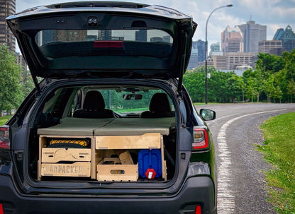 Car camping kit structure | Vanpackers®