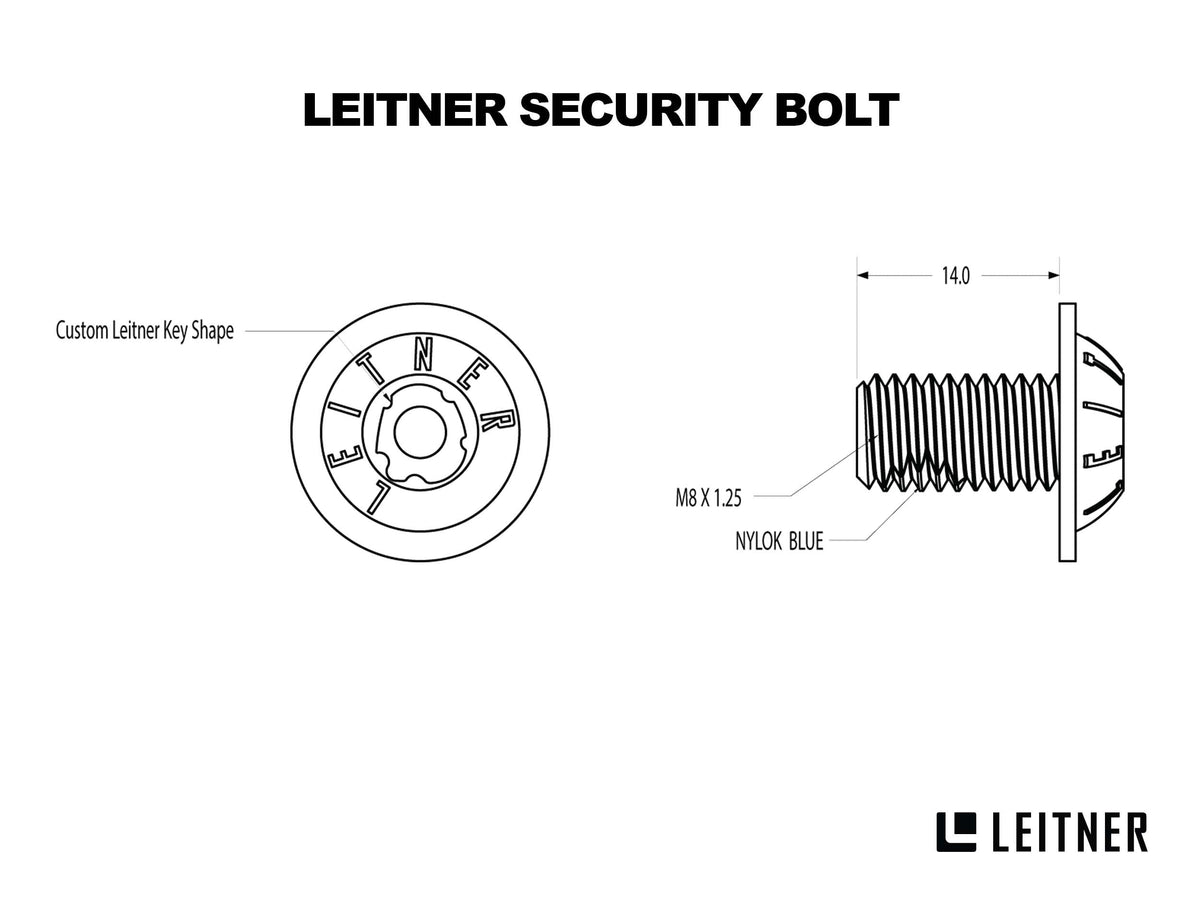 Security Driver & Bolt Kit - by Leitner Designs