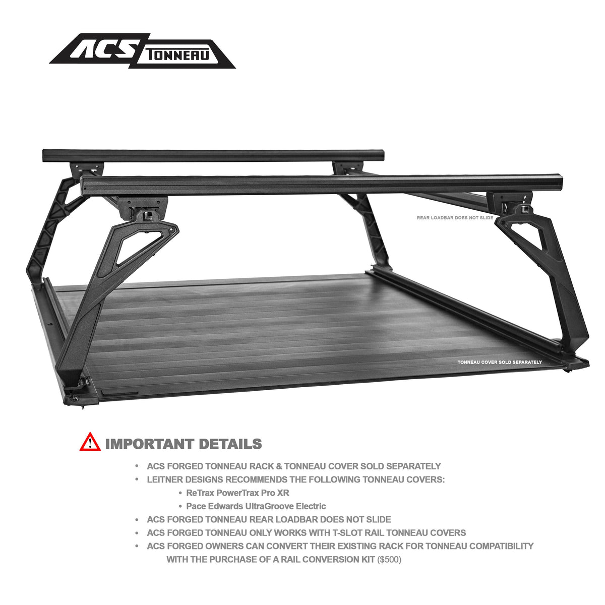 ACS Forged Tonneau - Rack Only - Toyota - by Leitner Designs