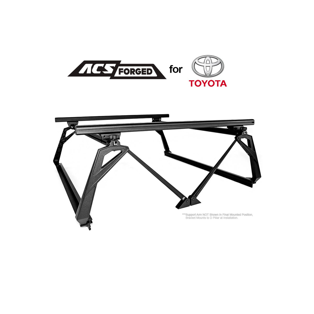 ACS Forged Bed Rack for Toyota Trucks - by Leitner Designs