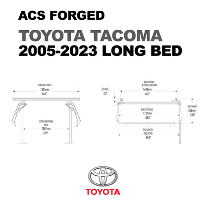 ACS Forged Bed Rack for Toyota Trucks - by Leitner Designs