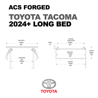 ACS Forged Bed Rack for Toyota Trucks - by Leitner Designs