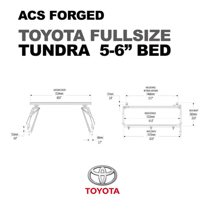 ACS Forged Bed Rack for Toyota Trucks - by Leitner Designs
