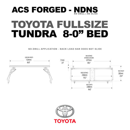 Active Cargo System - Forged No Drill - Toyota - by Leitner Designs
