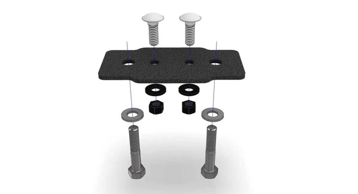 Single Crossbar Rotopax Mount - by Prinsu