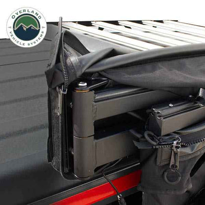 XD Nomadic 180 Degree Awning, Universal, Black Body, Black Trim and Travel Bag - by Overland Vehicle Systems