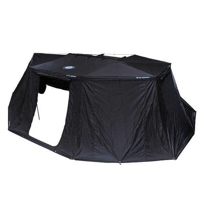 XD Nomadic 270 Degree Awning Walls W/Black Out, Black Body And Trim W/Storage Bag - By Overland Vehicle Systems