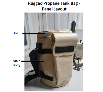 5lb Propane Tank Bag - Vinyl