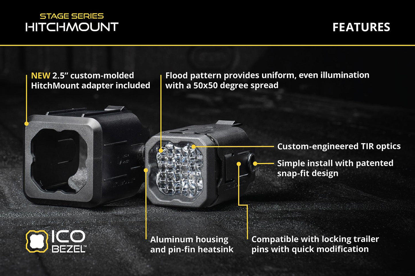 HITCH MOUNT LED POD 4-PIN REVERSE KIT - BY DIODE DYNAMICS