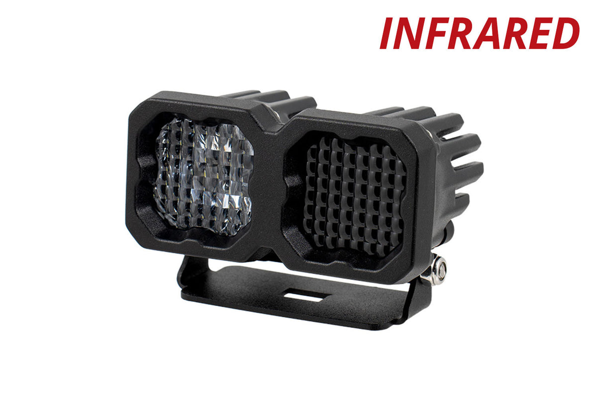 Stage Series C1 Dual IR + White LED Pod - by Diode Dynamics