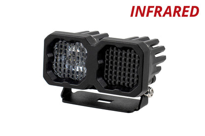 Stage Series C1 Dual IR + White LED Pod - by Diode Dynamics