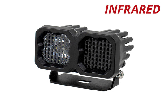 Stage Series C1 Dual IR + White LED Pod - by Diode Dynamics
