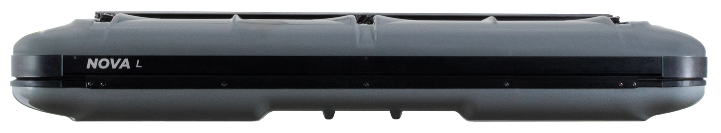 Side view, slim profile