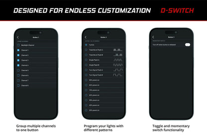 D-Switch 8-Channel Switch Panel - By Diode Dynamics