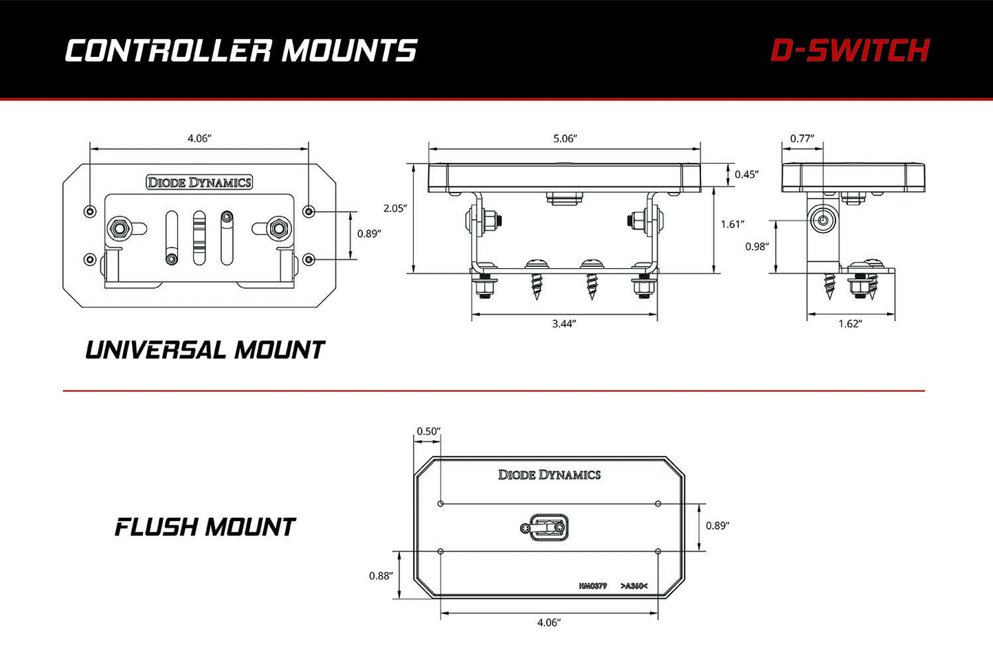 D-Switch 8-Channel Switch Panel - By Diode Dynamics