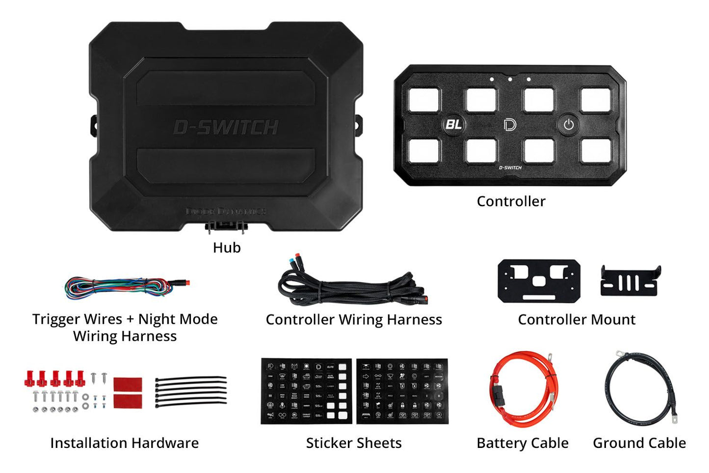 D-Switch 8-Channel Switch Panel - By Diode Dynamics