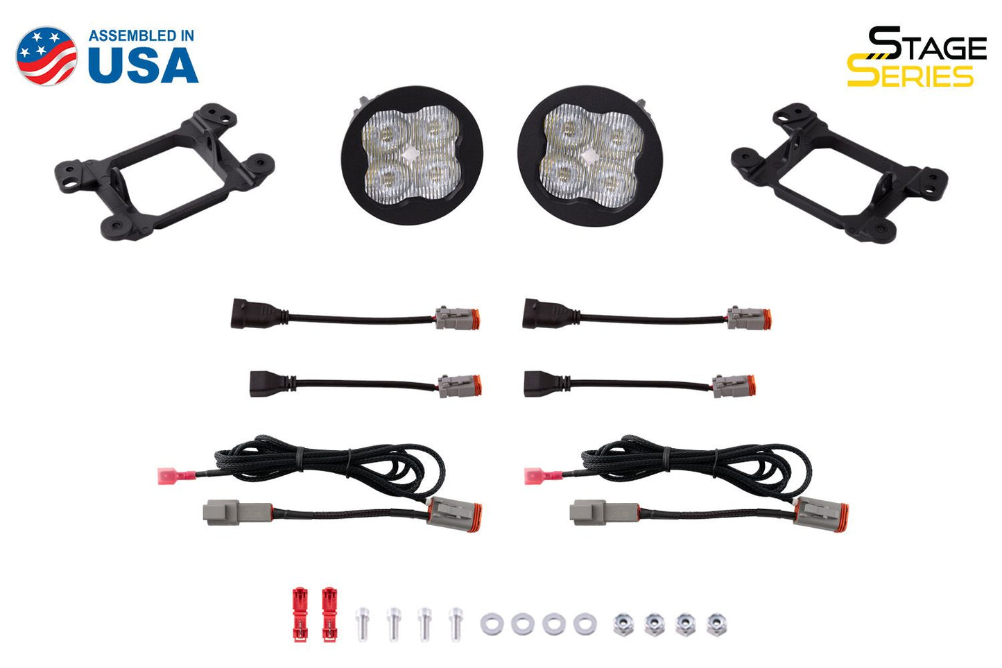 SS3 LED Fog Light Kit For 2007-2018 Jeep JK Wrangler - by Diode Dynamics