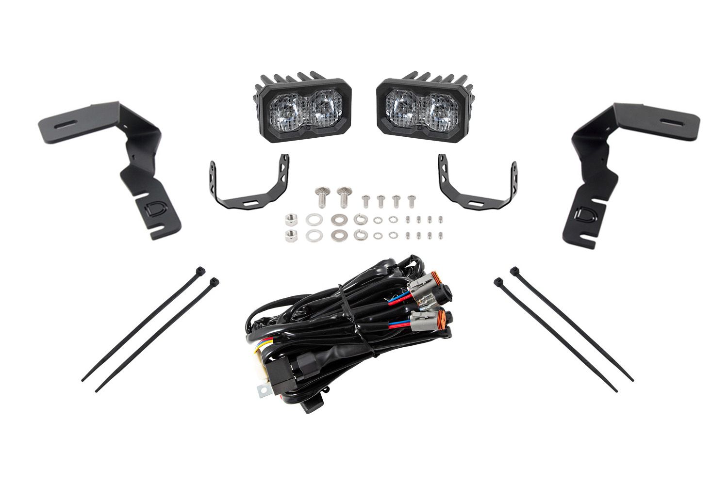 STAGE SERIES BACKLIT DITCH LIGHT KIT FOR 2019-2023 FORD RANGER - BY DI ...