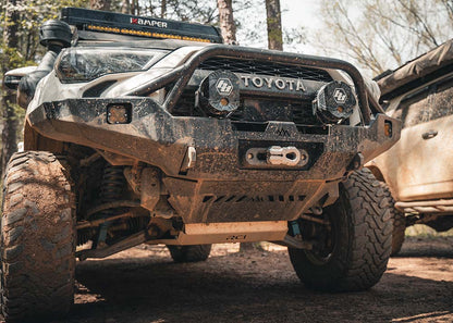 Image of  a Toyota 4Runner 5th Gen (2010-2024) with Aluminum Connector Skid Plate | Backwoods Adventure Mods
