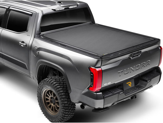 TUNDRA ('22-Current) REVOLVER X4TS HARD ROLL UP TONNEAU COVER W/ T-SLOT RAILS - BY BAK INDUSTRIES