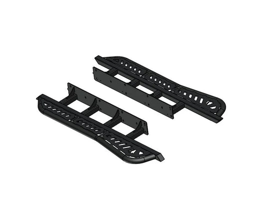 Aluminum Sliders with Rear Kick Out for FJ Cruiser - by Greenlane Offroad