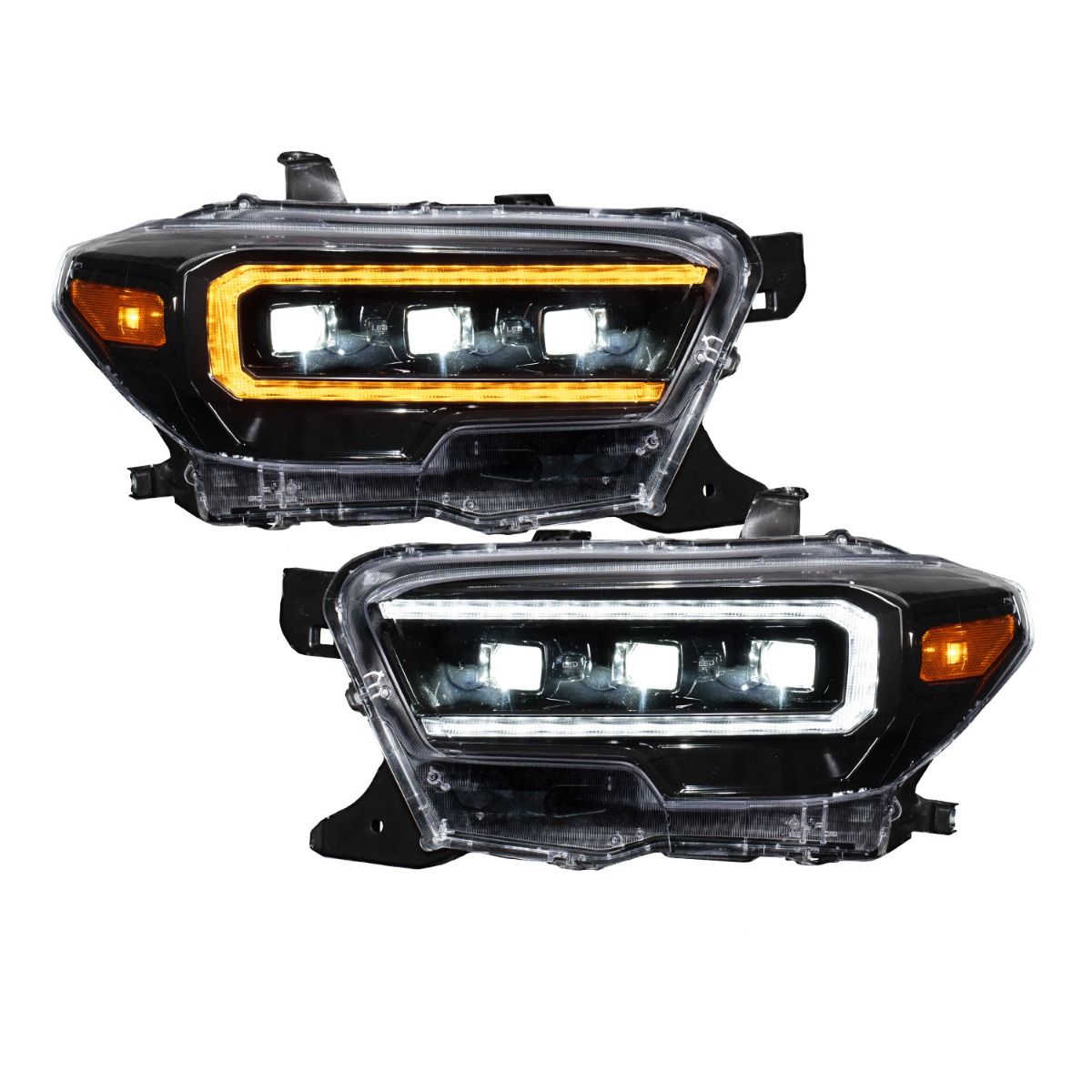 2016-2023 Toyota Tacoma LED Projector Headlights With Selectable DRL - by Form Lighting