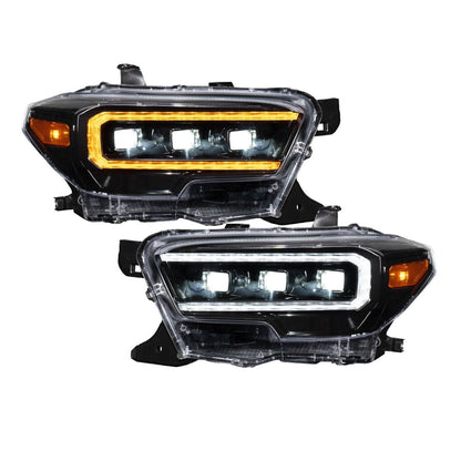 2016-2023 Toyota Tacoma LED Projector Headlights With Selectable DRL - by Form Lighting