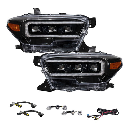 2016-2023 Toyota Tacoma LED Projector Headlights With Selectable DRL - by Form Lighting