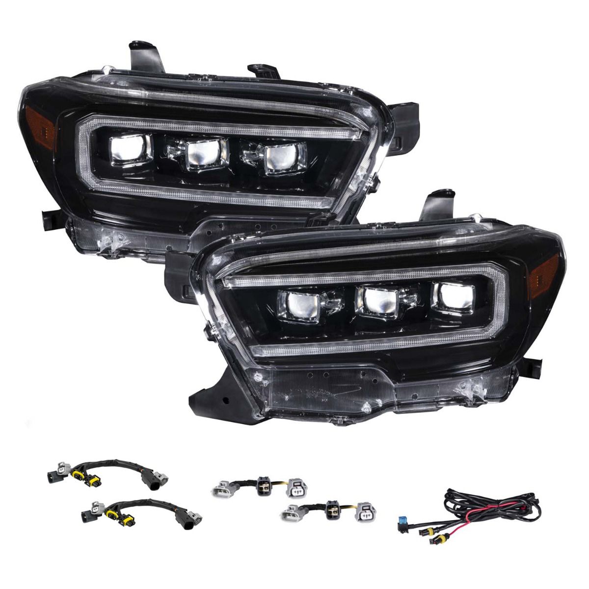 2016-2023 Toyota Tacoma LED Projector Headlights With Selectable DRL - by Form Lighting