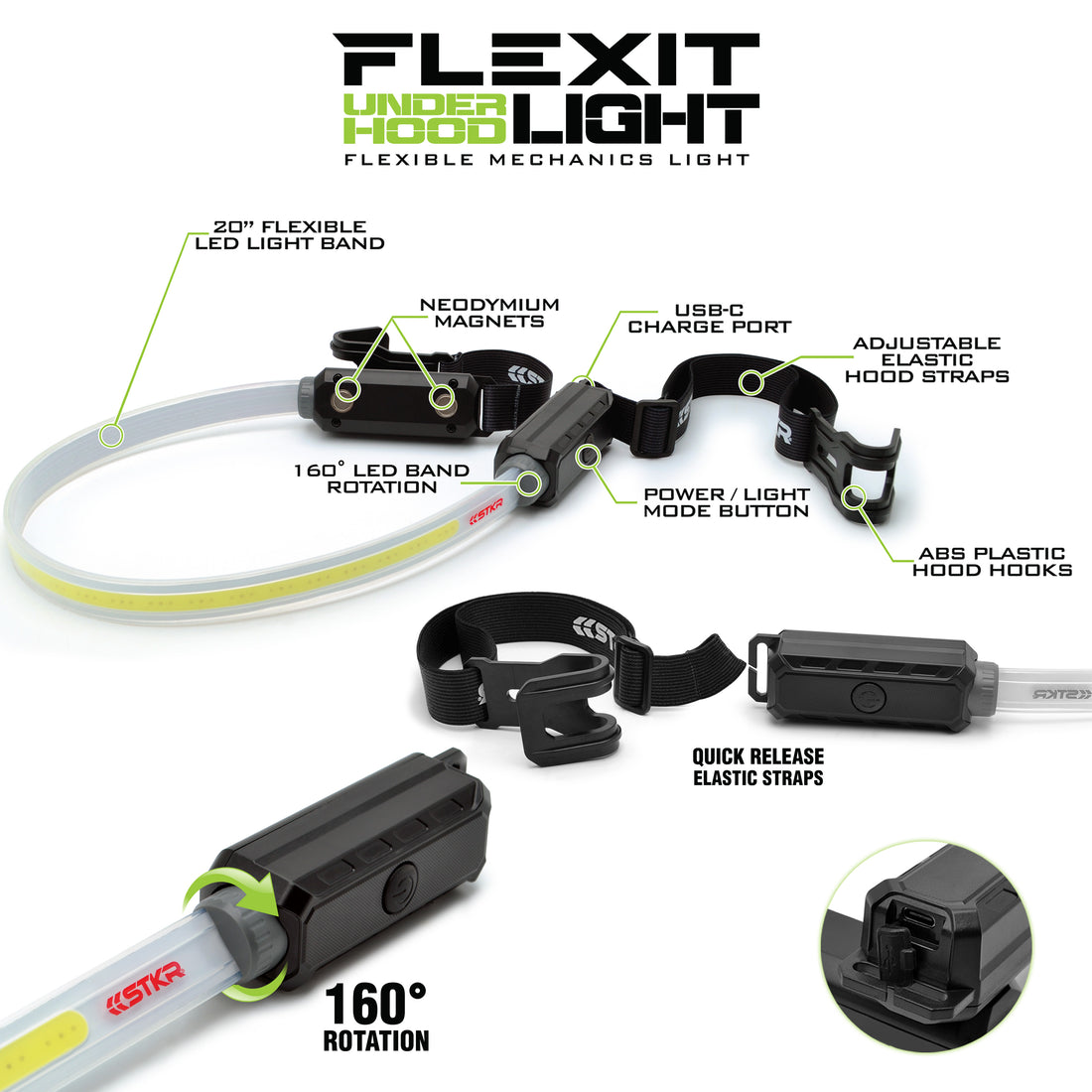 FLEXIT Under Hood Light - By STKR