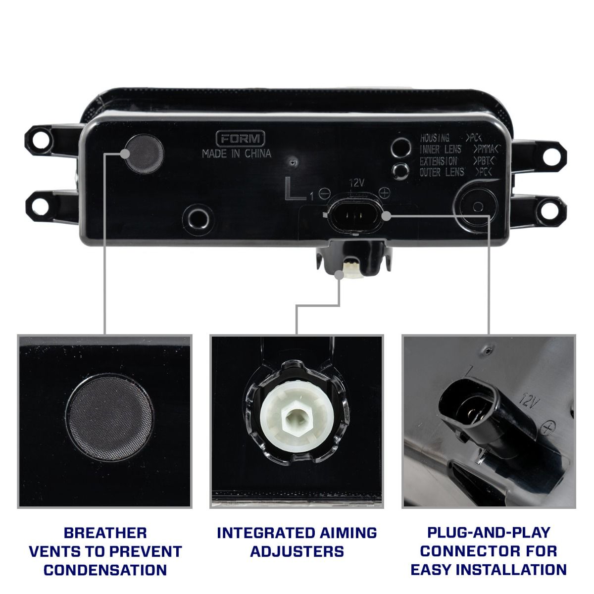 2022-2026 TOYOTA TUNDRA LED FOG LIGHT KIT - BY FORM LIGHTING