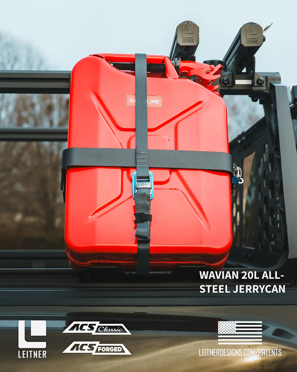 ACS Forged - 20L Jerry Can Holder - by Leitner Designs