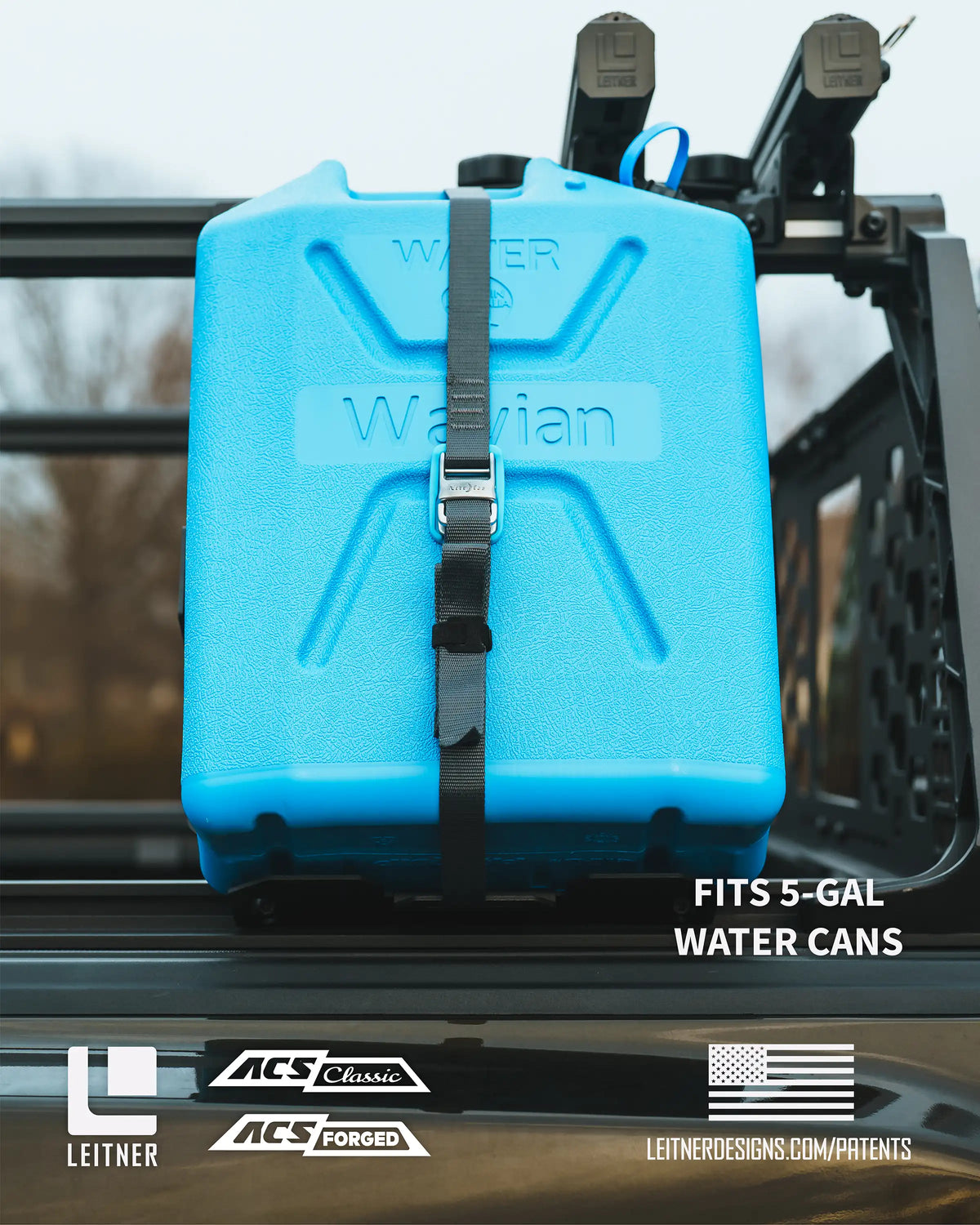 ACS Forged - 20L Jerry Can Holder - by Leitner Designs