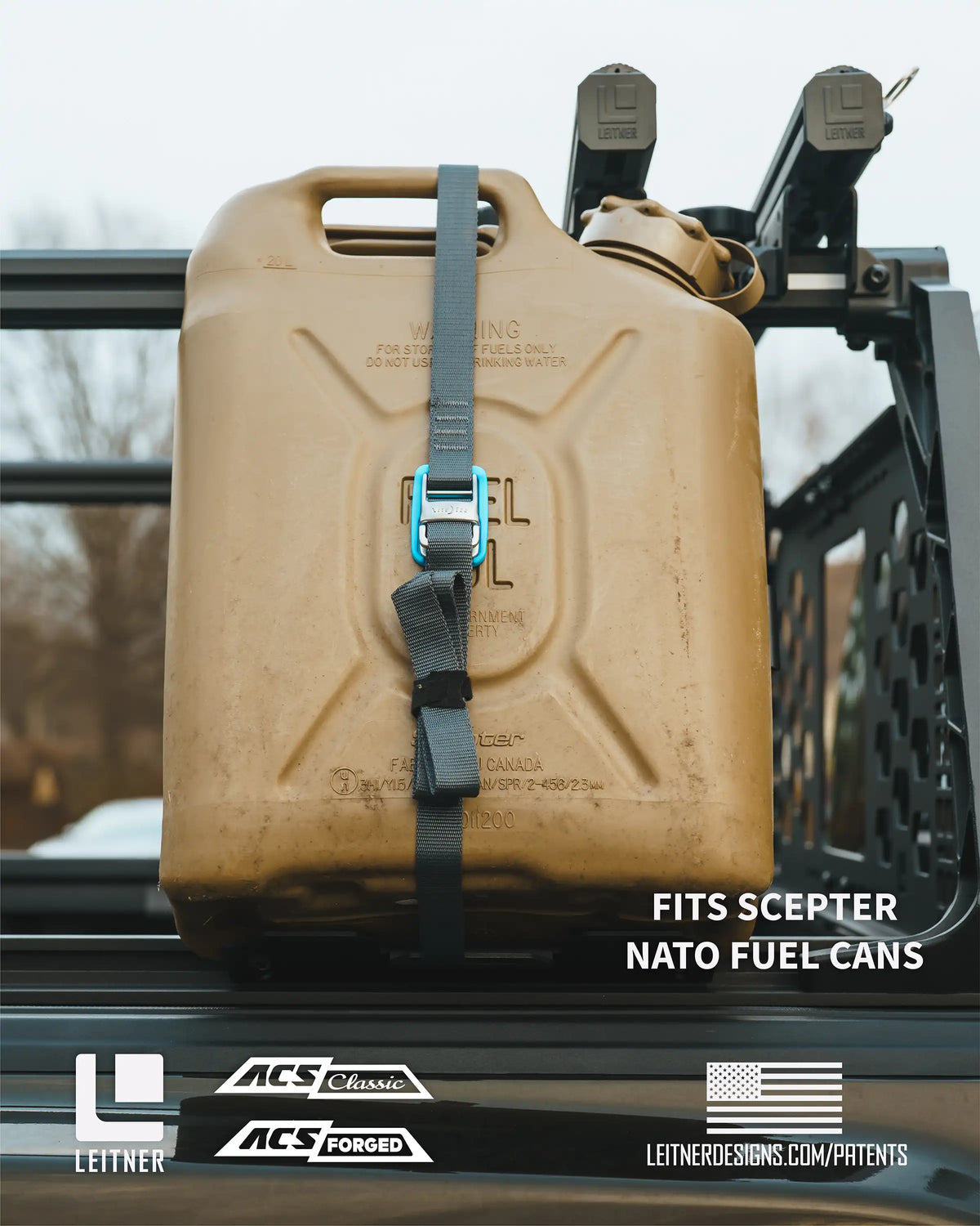 ACS Forged - 20L Jerry Can Holder - by Leitner Designs