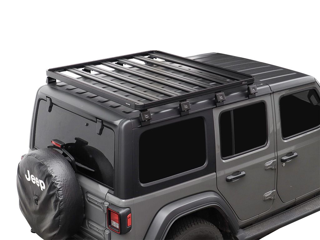 Jeep Wrangler JL 4 Door (2018-current) TALL Slimline II 1/2 Roof Rack Kit - by Front Runner