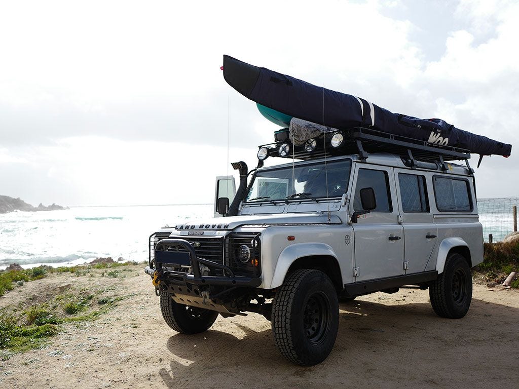 Land Rover Defender 110 (1983-2016) Slimline II Roof Rack Kit by Front Runner