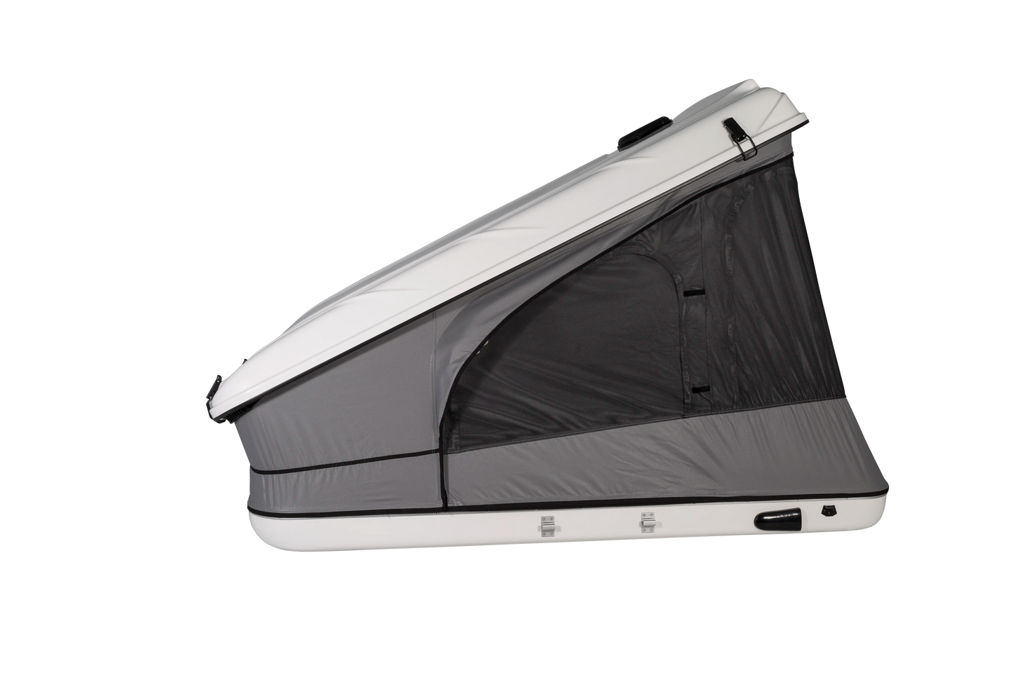Side view of the tallest roof top tent of james baroud