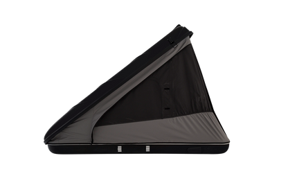Side view of the lightweight rooftop tent