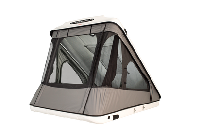 Lightweight Roof top tent rear view, james baroud