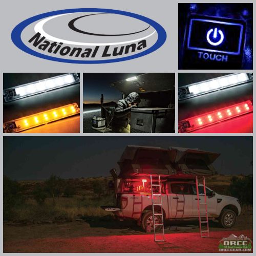 18+12 Dual Colour LED Touch Light - By National Luna