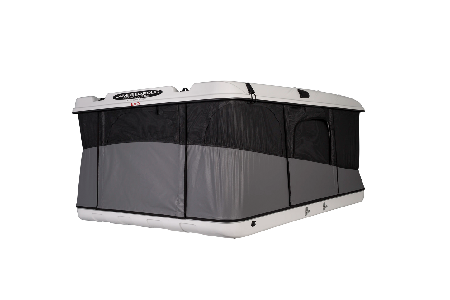 View of the Wide roof top tent from James Baroud