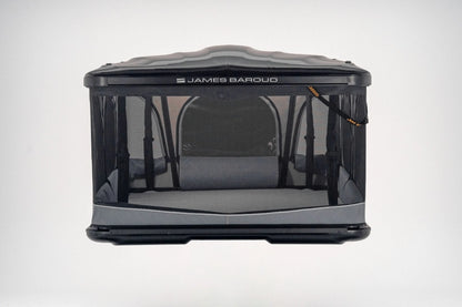Front view of the roof top tent with 360° view