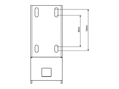 Bat Wing/manta Wing Awning Brackets - by Front Runner