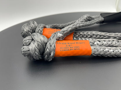 3/8" Soft Shackle with Chafe Guard - by Afraid Knot Ropes