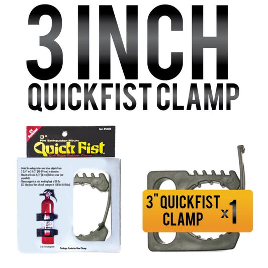 3" Fire Extinguisher Mount - by Quick Fist
