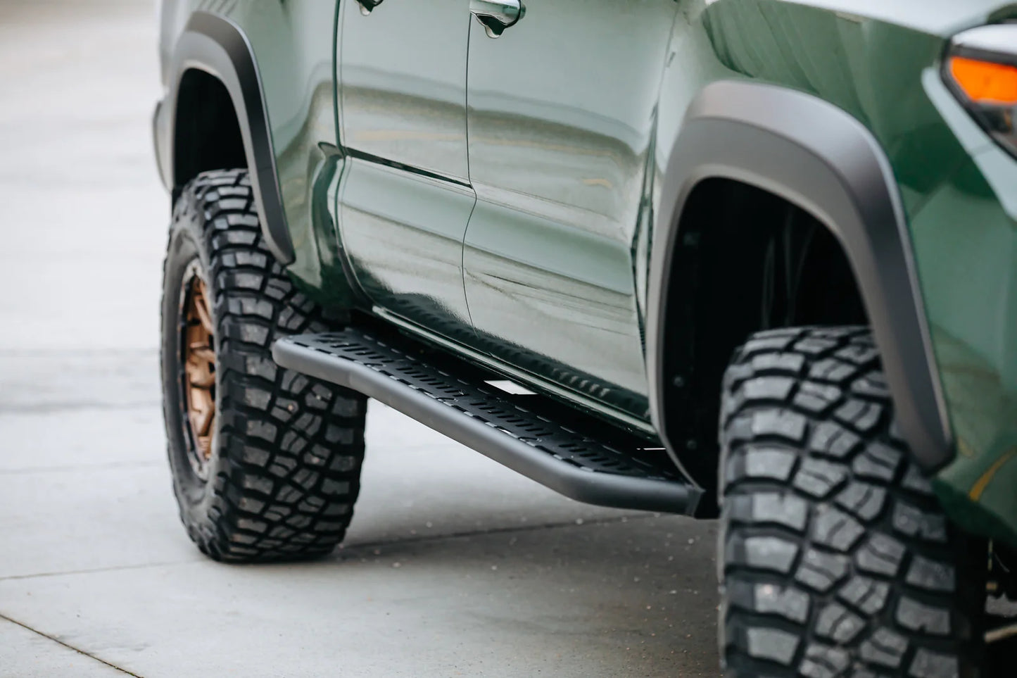 Aluminum Sliders with Rear Kick Out for 3rd Gen Tacoma -by Greenlane Offroad