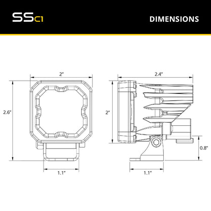 Stage Series C1 Infrared (IR) LED Pod - by Diode Dynamics